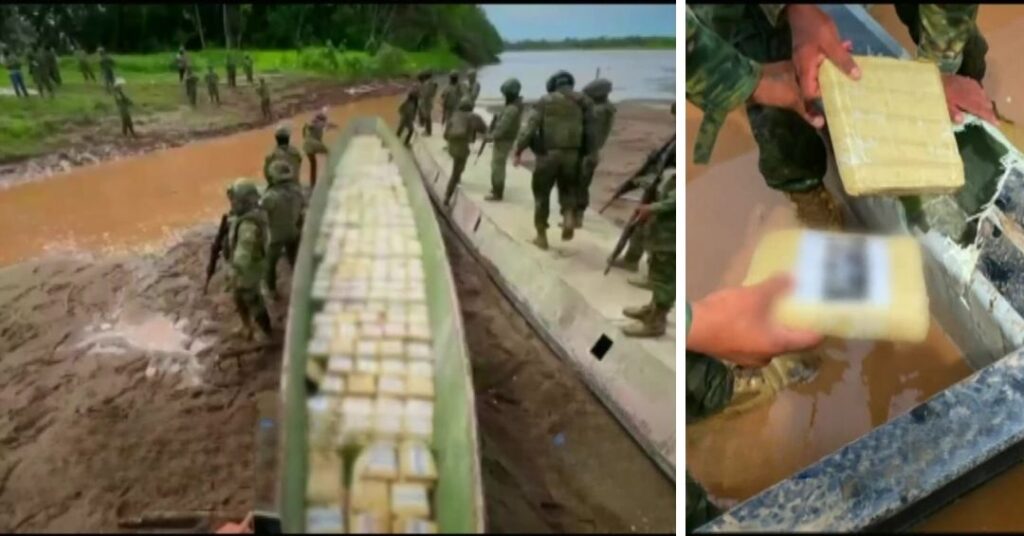 Decomisan más de una tonelada de droga en la frontera entre Ecuador y ...