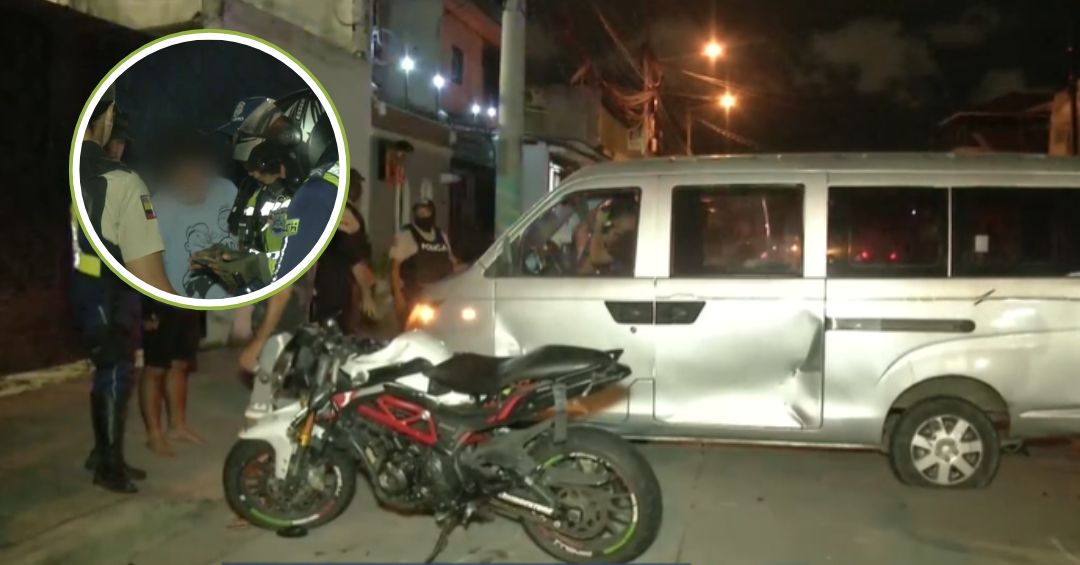 Accidente en Guayaquil deja un motociclista herido - RTS siempre contigo