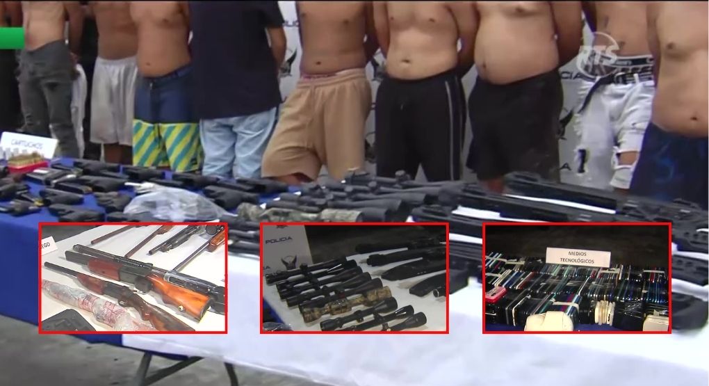 Decomisan armas de largo alcance y droga en operativo "Apolo 8" - RTS ...