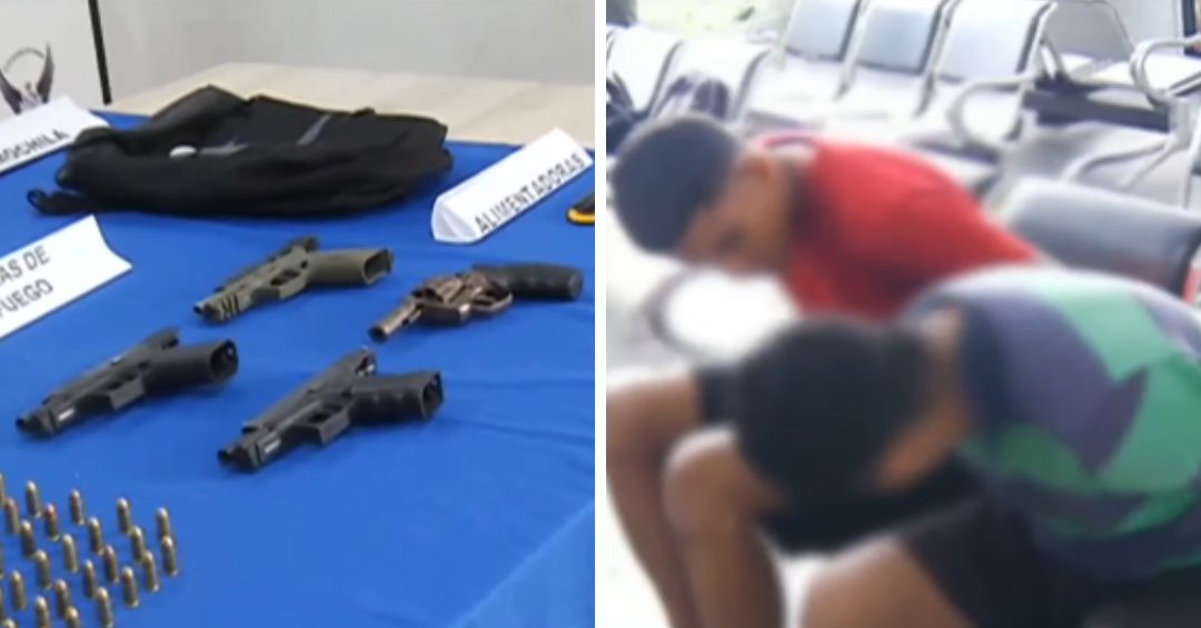 Guayaquil: Detienen a dos sujetos con 4 armas de fuego en su poder ...